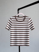 Viscose Striped T-Shirt