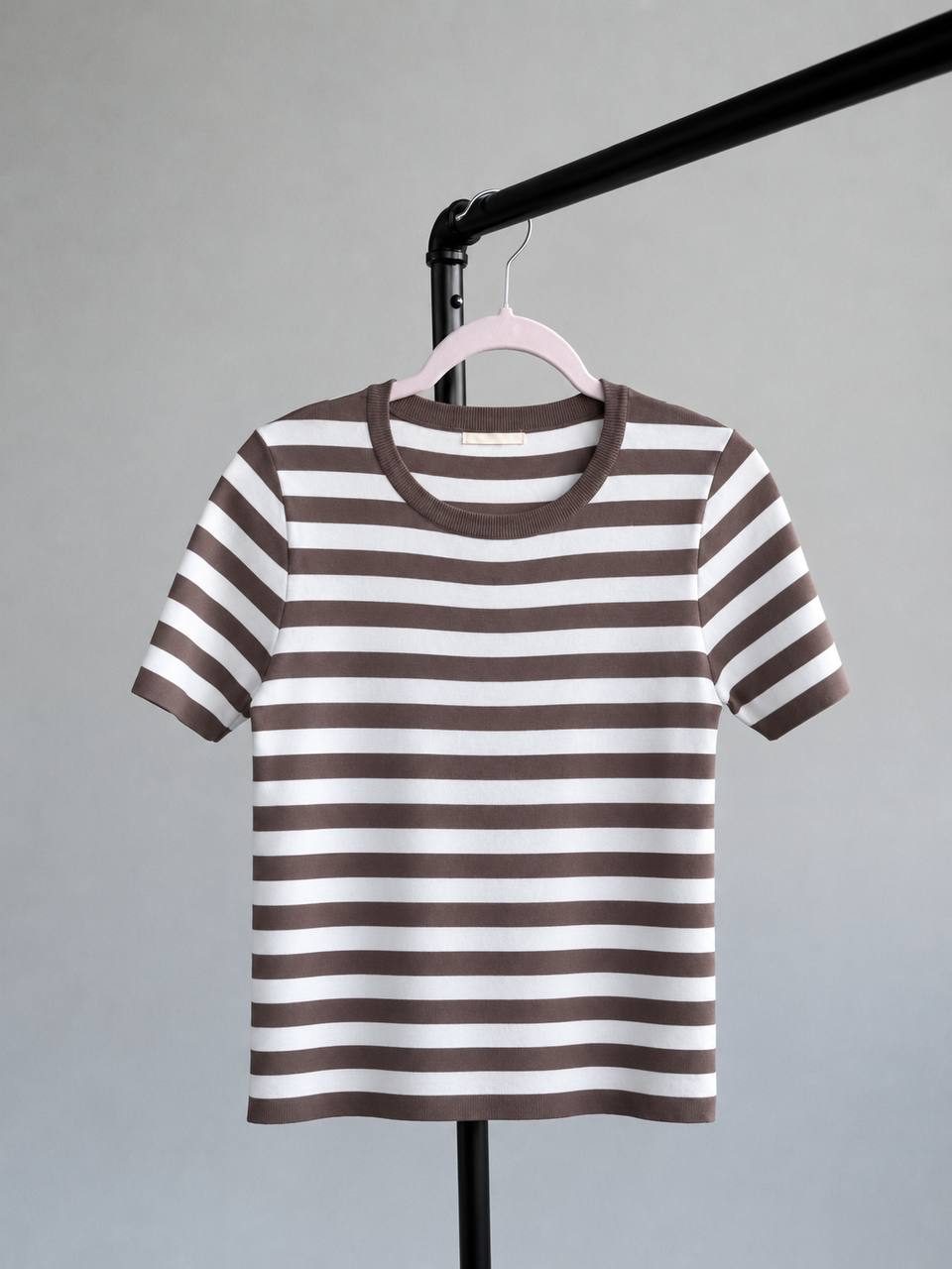 Viscose Striped T-Shirt