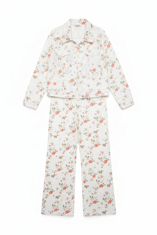 Floral Denim Set