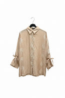 Embroidered Satin Shirt