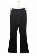High-Waist Flared Trousers