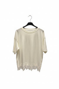 Lace Hem T-Shirt