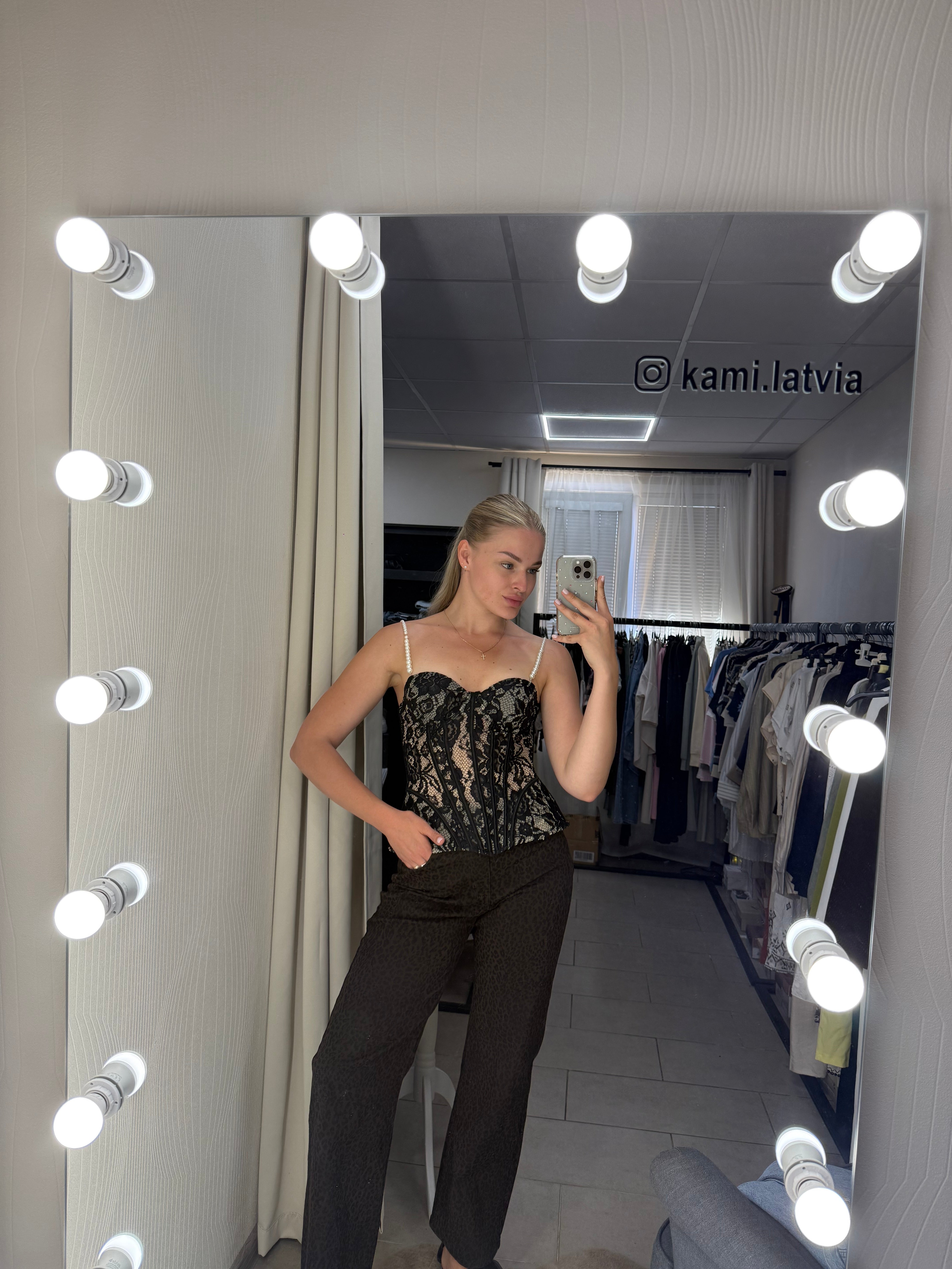 Leopard jeans