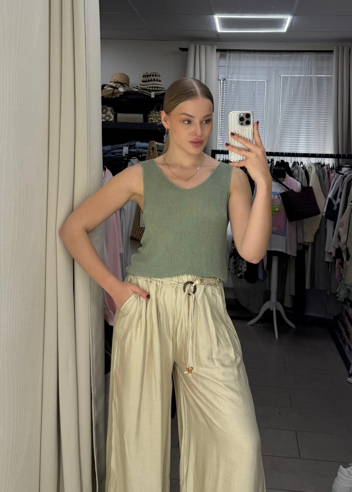 Boho Wide-Leg Trousers