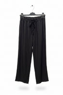 Drawstring Wide-Leg Trousers