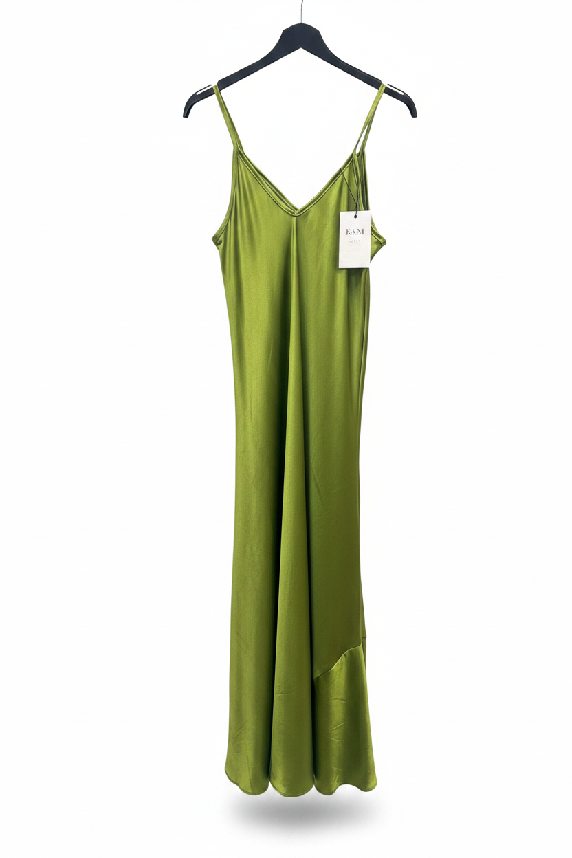 Satin Maxi Slip Dress