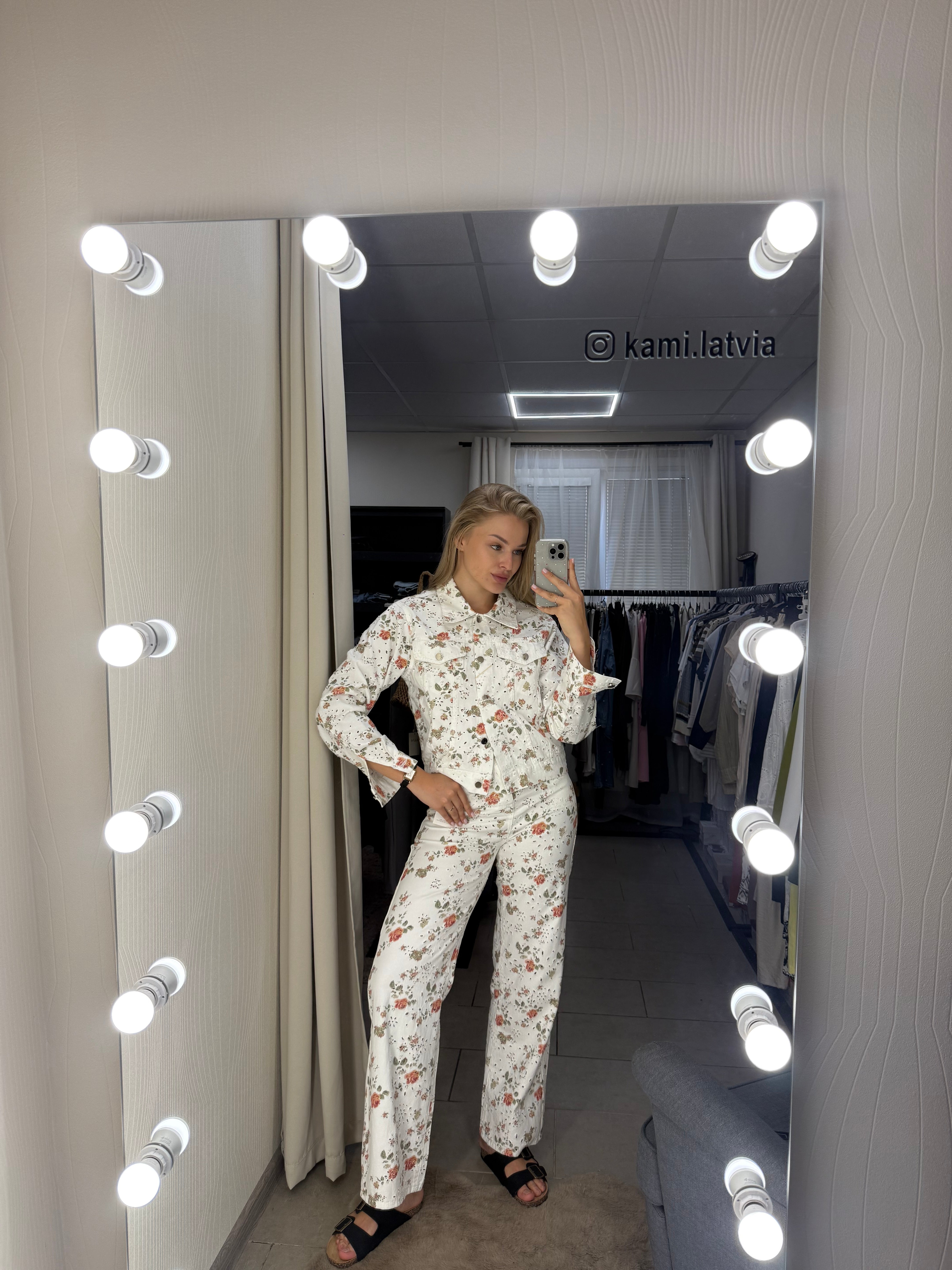 Floral Denim Set