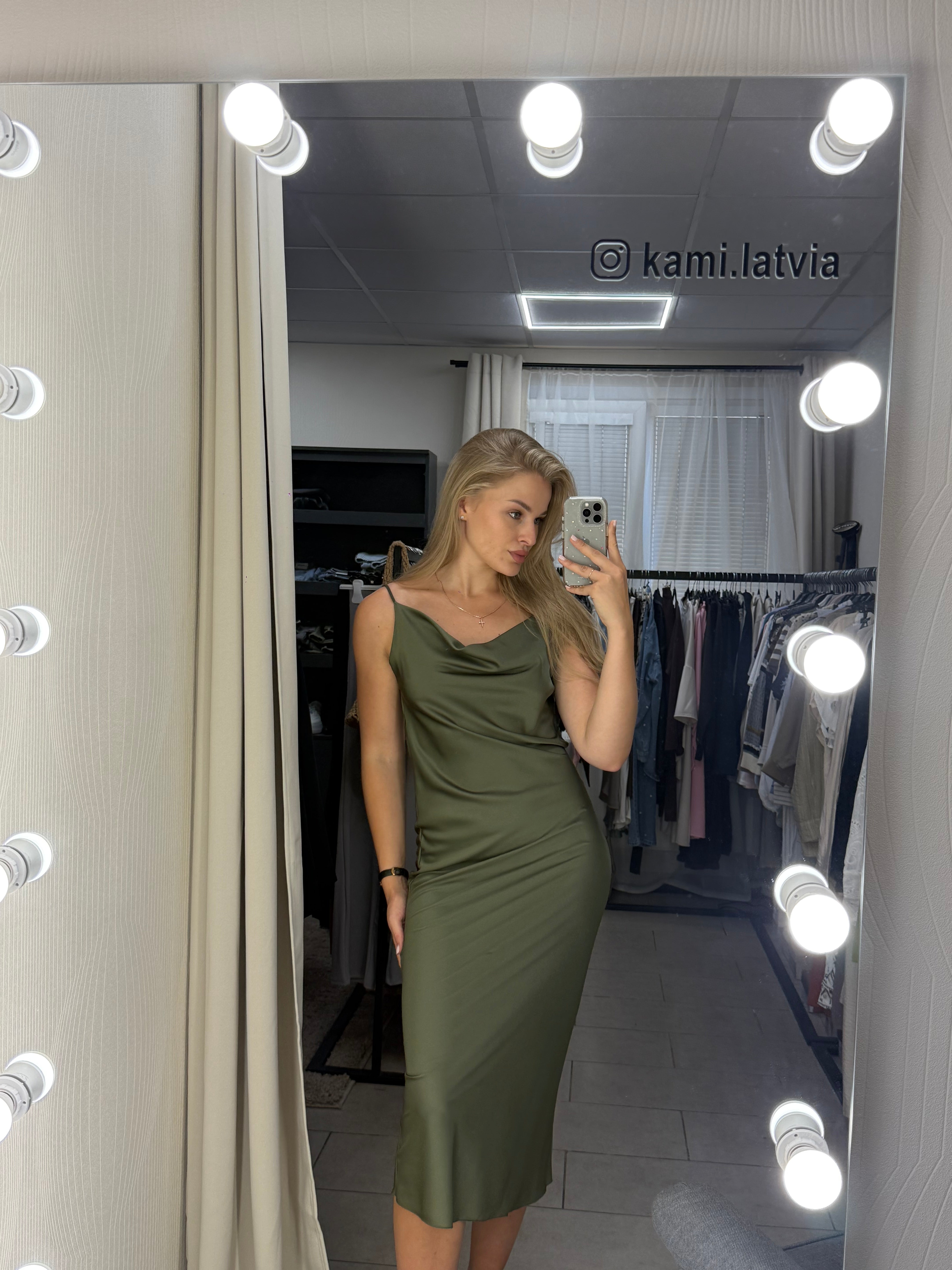 Luna Satin Slip Dress