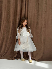 Girls’ Dress with Handbag