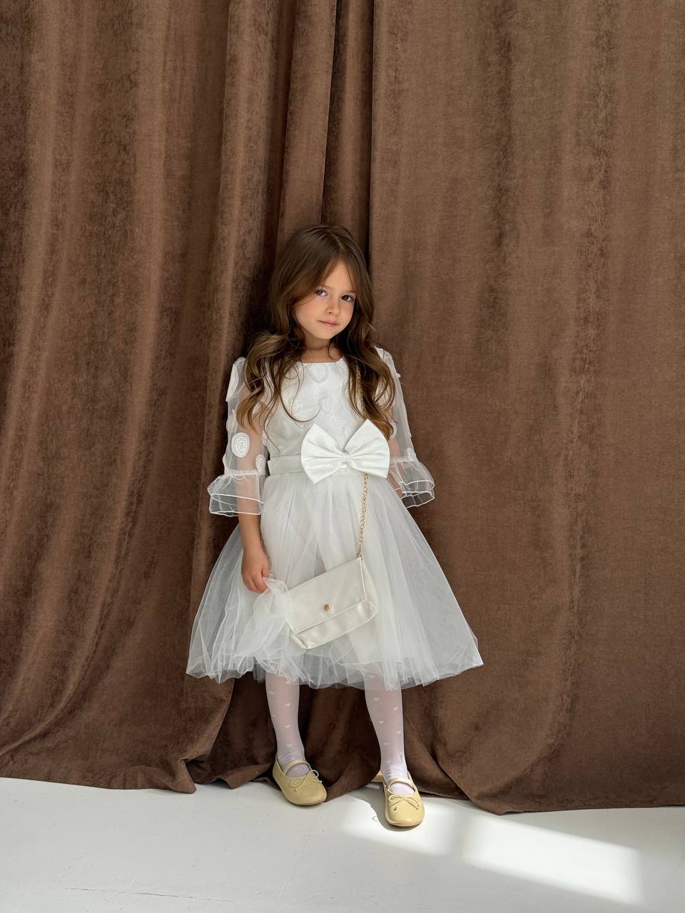 Girls’ Dress with Handbag