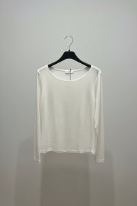 Boat Neck Long Sleeve Top