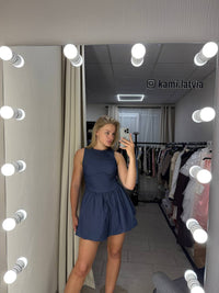 Chic Bubble Skirt Mini Dress